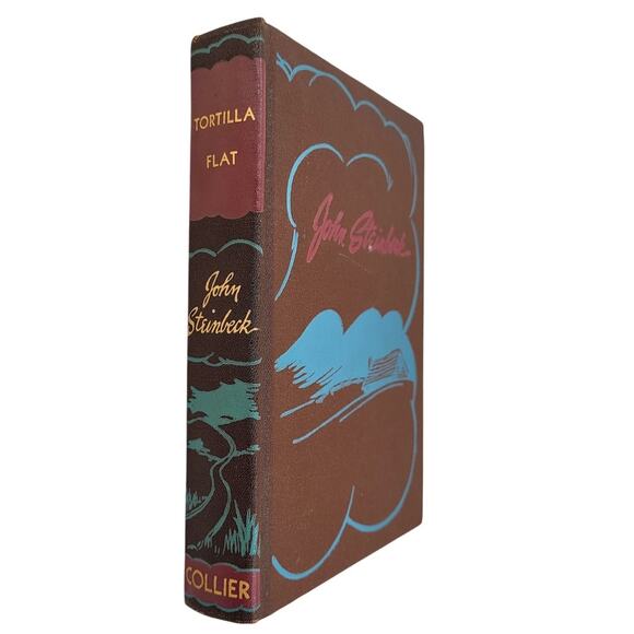 Tortilla Flat John Steinbeck Vintage Hardcover Literary Classic Book Lover Find - Picture 1 of 13